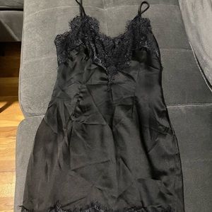 Black dress with lace details